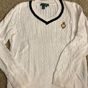 Ralph Lauren classic cable knit sweater